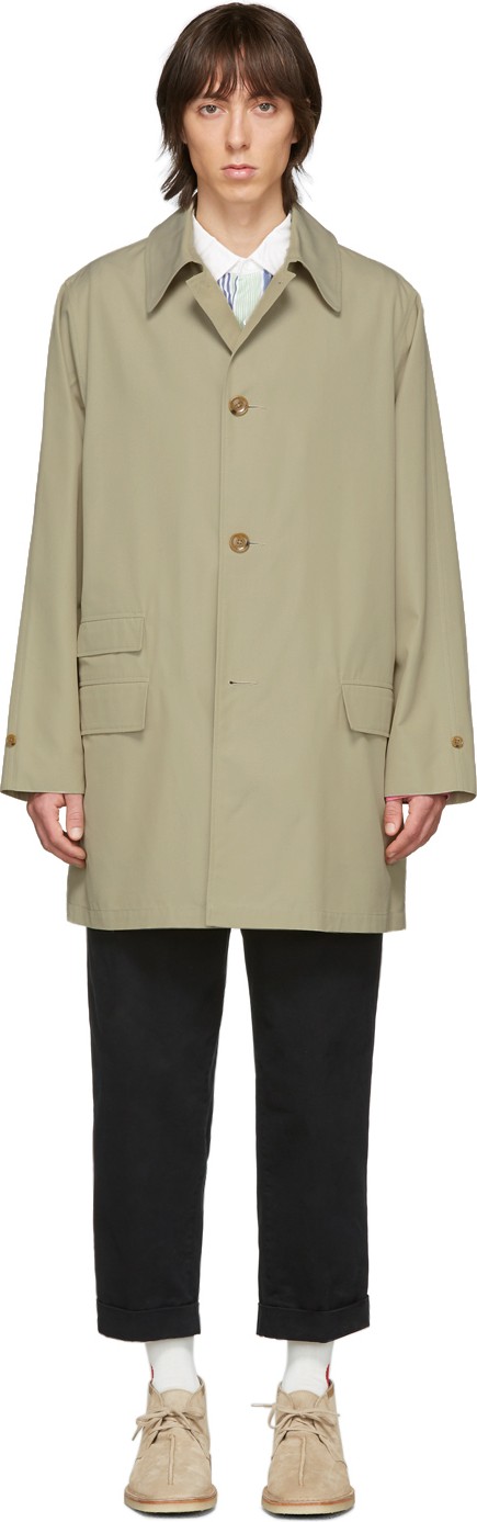 Beams Plus Beige Travel Coat