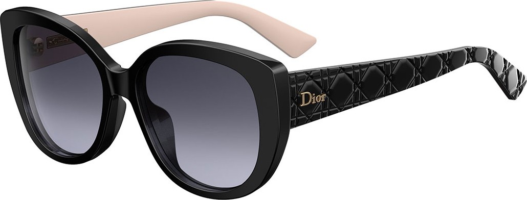 Dior DiorLady1 Oversized Cannage Cat-Eye Sunglasses