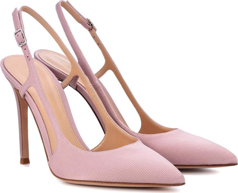 Gianvito Rossi Exclusive to mytheresa.com – Grosgrain slingback pumps