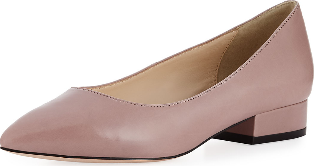 Cole Haan Vesta Grand Leather Skimmer Flats, Twilight Mauve