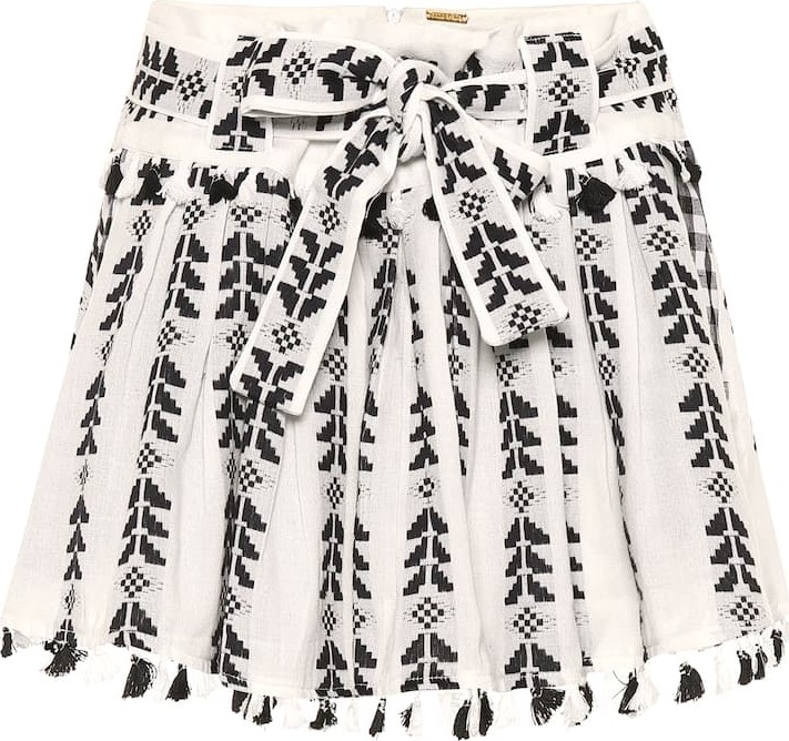 DODO BAR OR Embroidered cotton miniskirt