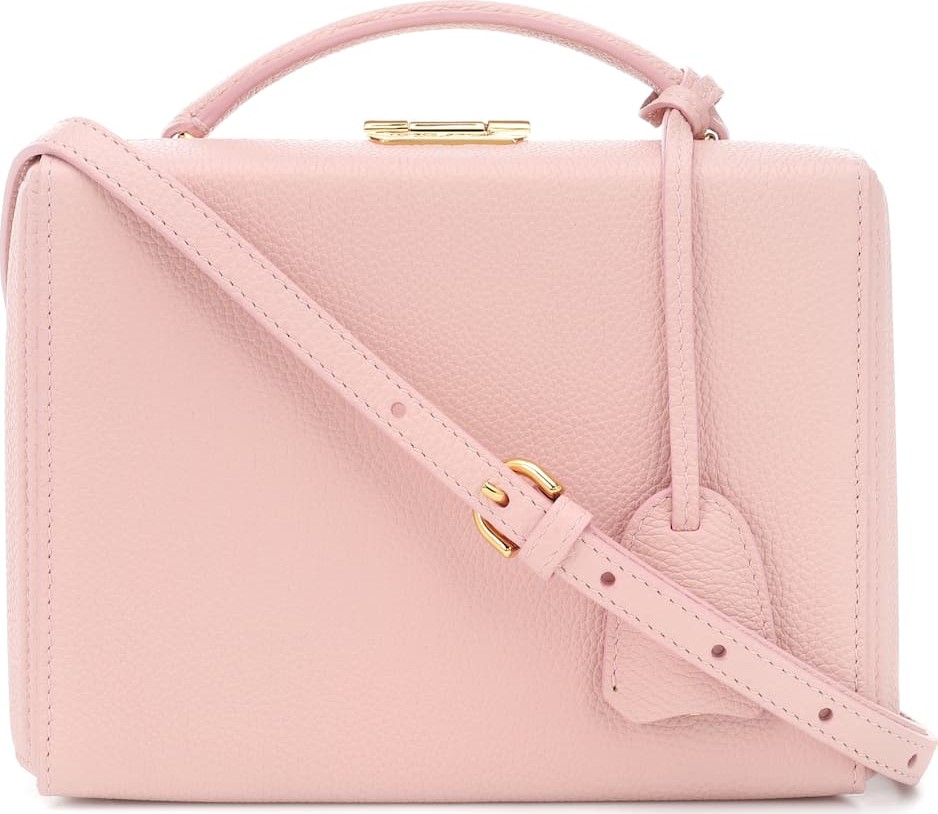 Mark Cross Grace Box Small leather shoulder bag