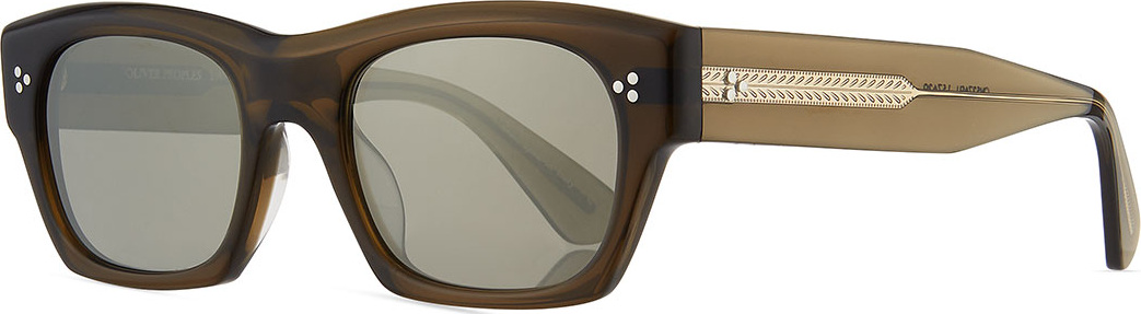 Oliver Peoples Isba Mirrored Plastic Sunglasses