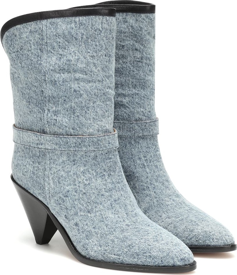 Isabel Marant Luam denim ankle boots