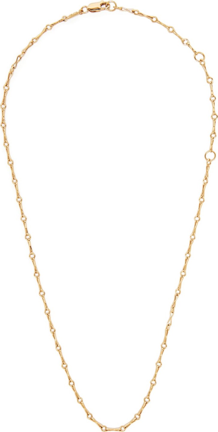 Azlee 18kt gold chain necklace