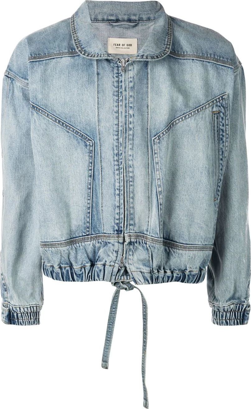 Fear of God drawstring denim jacket