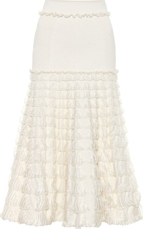 Alexander McQueen Knit midi skirt