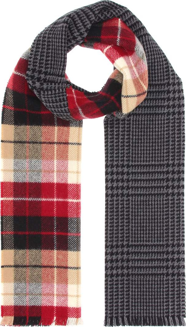 Miu Miu Plaid wool-blend scarf