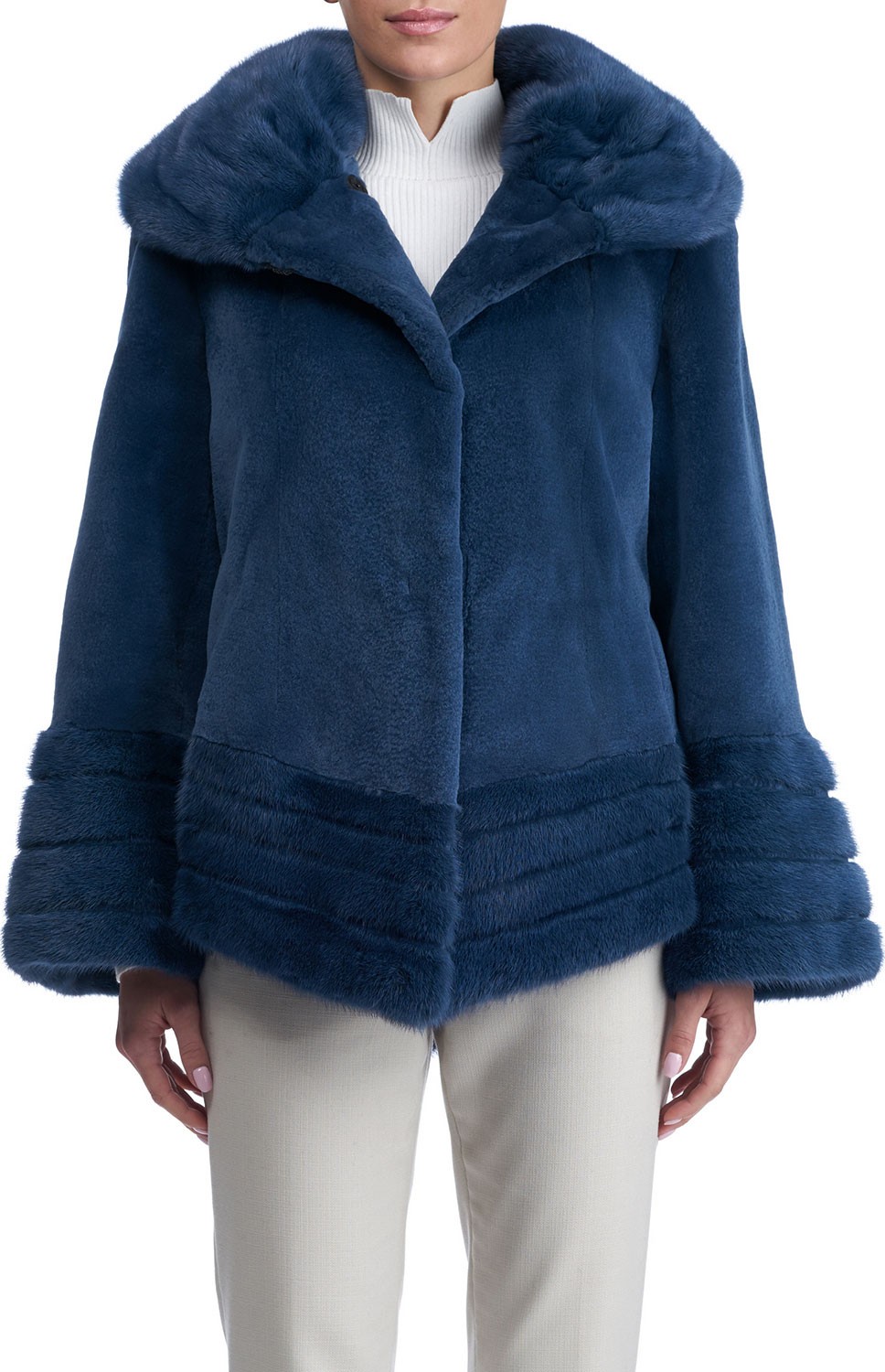 Gorski Sheared Mink Reversible Jacket