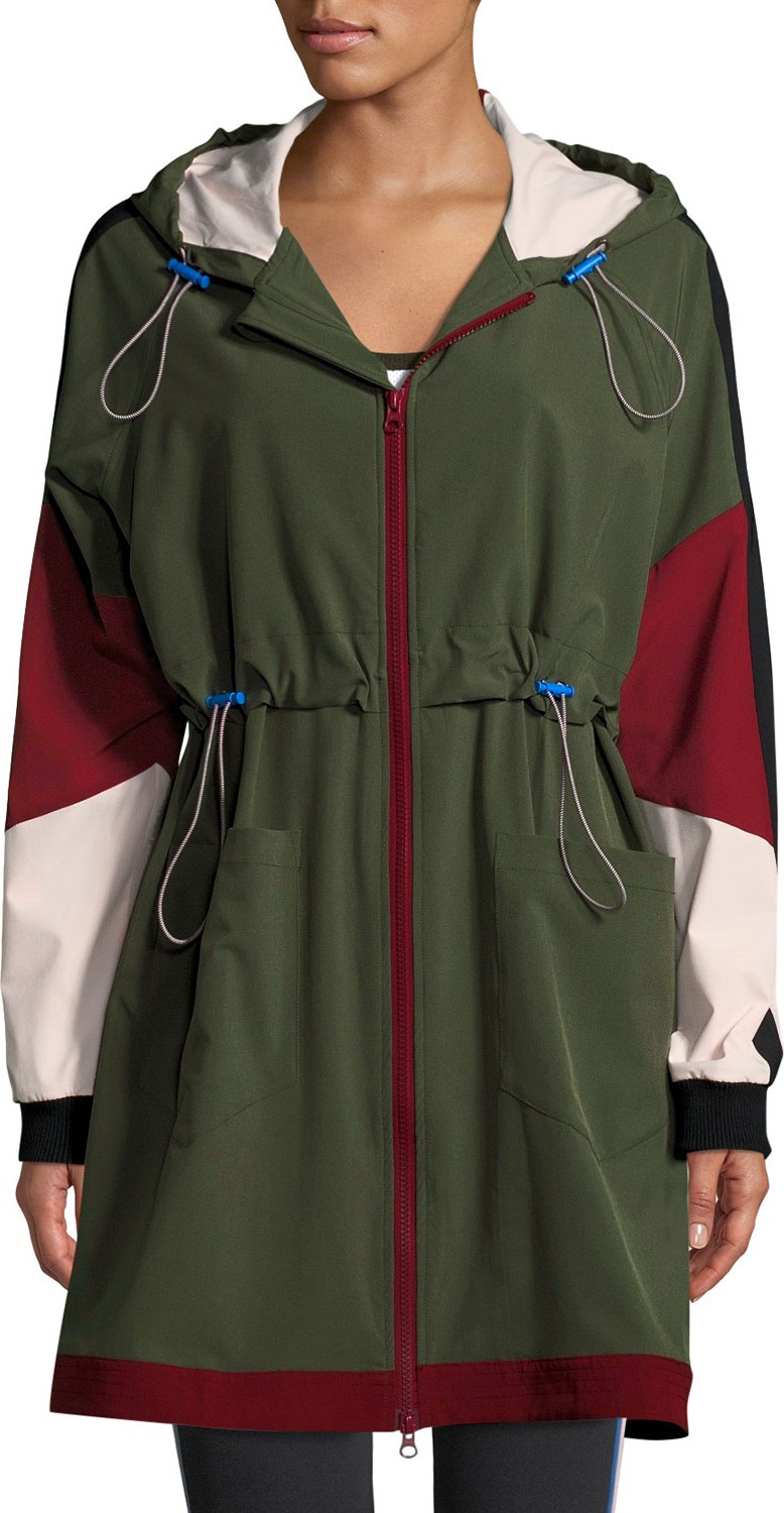 The Upside Saratoga Hooded Colorblock Anorak Jacket