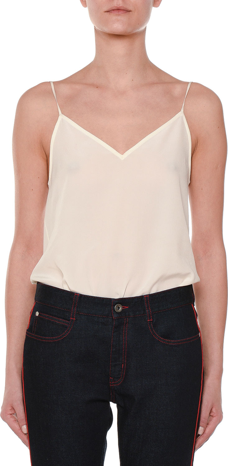 Stella McCartney V-Neck Silk Camisole Top