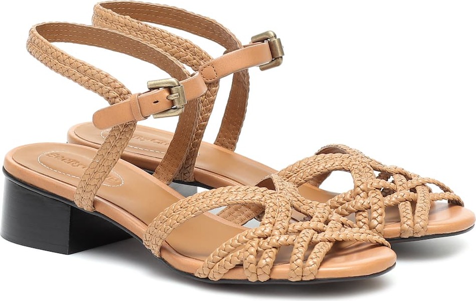 See By Chloé Braided-leather sandals