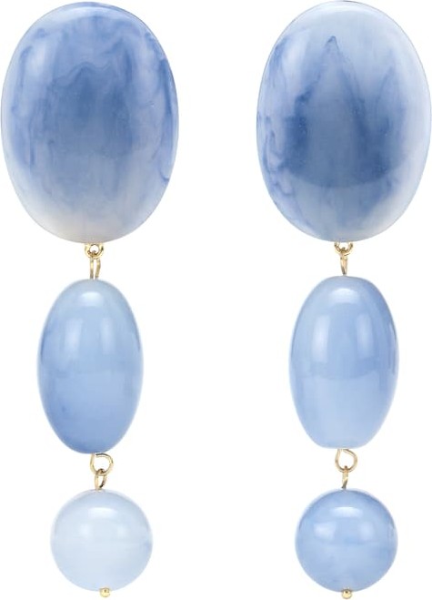 Lele Sadoughi Bubble Drop 14kt gold-plated earrings