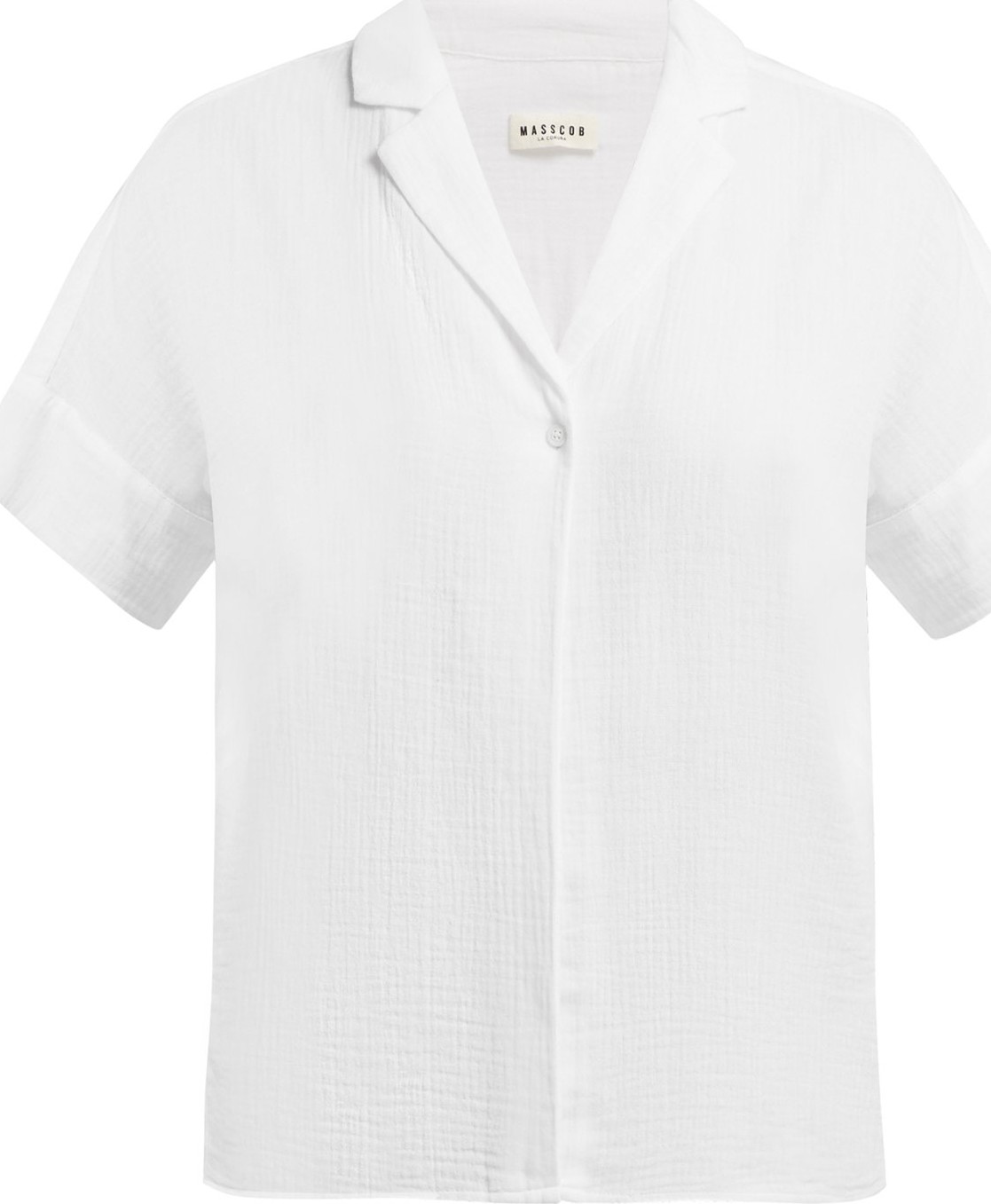 Masscob Vega short sleeve cotton blouse