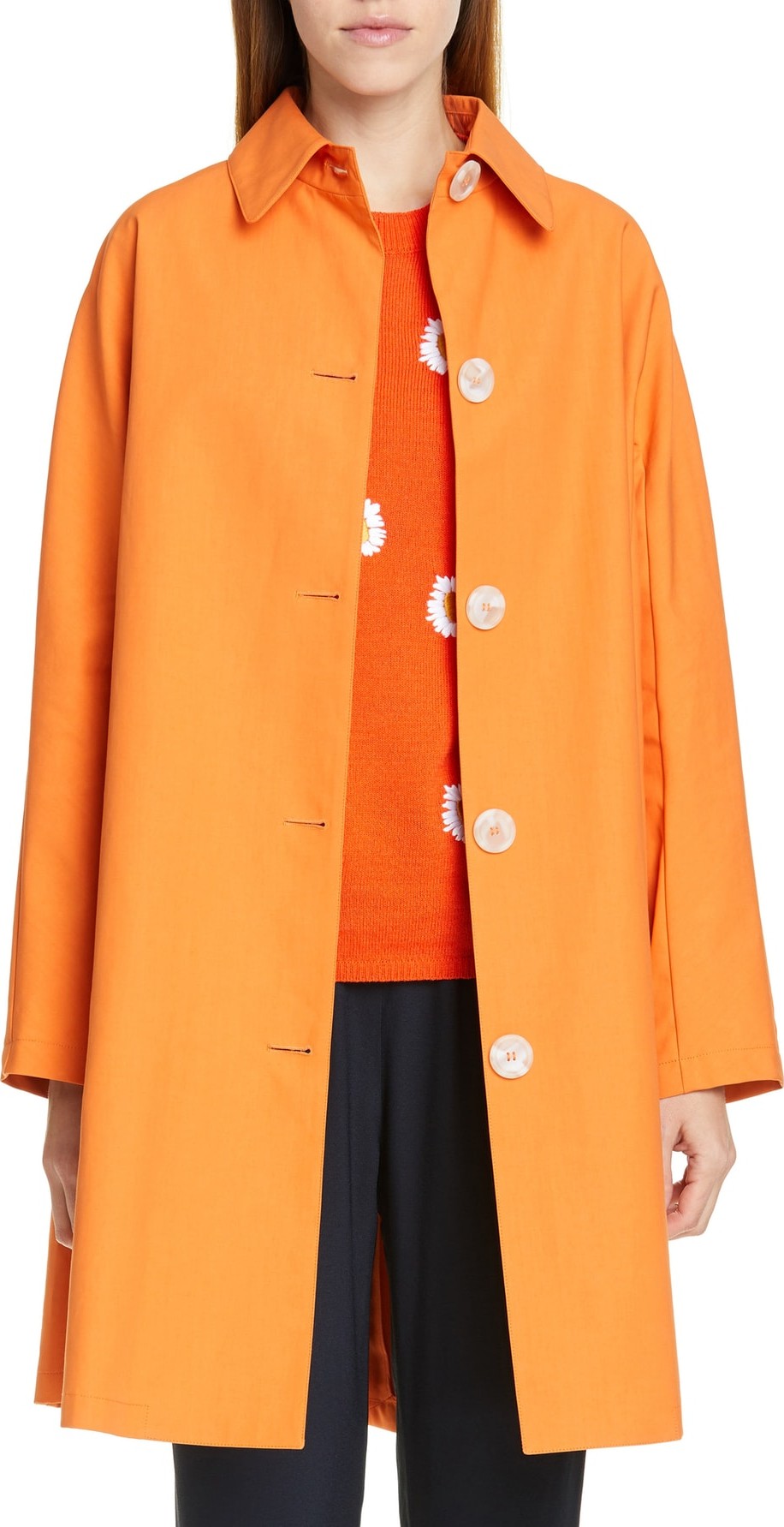 Mansur Gavriel Coated Poplin Coat