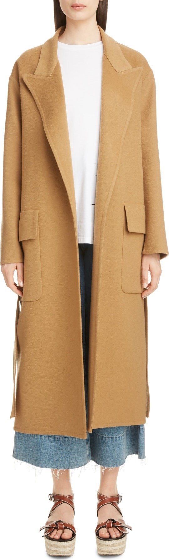 LOEWE Botanical Panel Wool & Mohair Coat