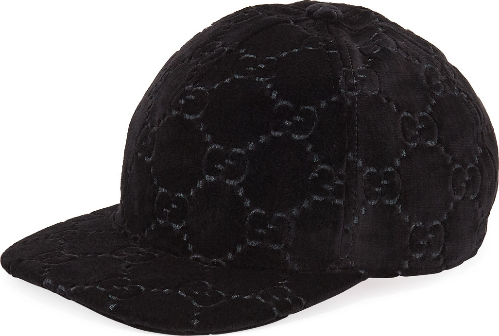 Gucci GG Supreme Velvet Baseball Hat