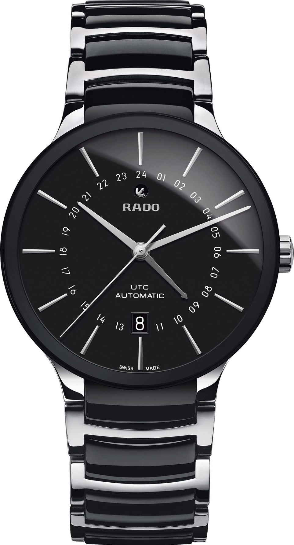 Rado Centrix Automatic Ceramic Bracelet Watch, 40mm