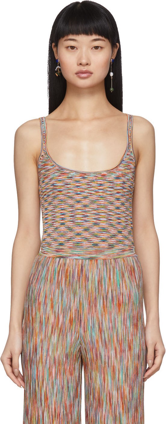 Missoni Multicolor Knit Tank Top