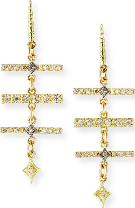 Armenta Old World Diamond Triple-Bar Earrings Armenta Old World Diamond Triple-Bar Earrings