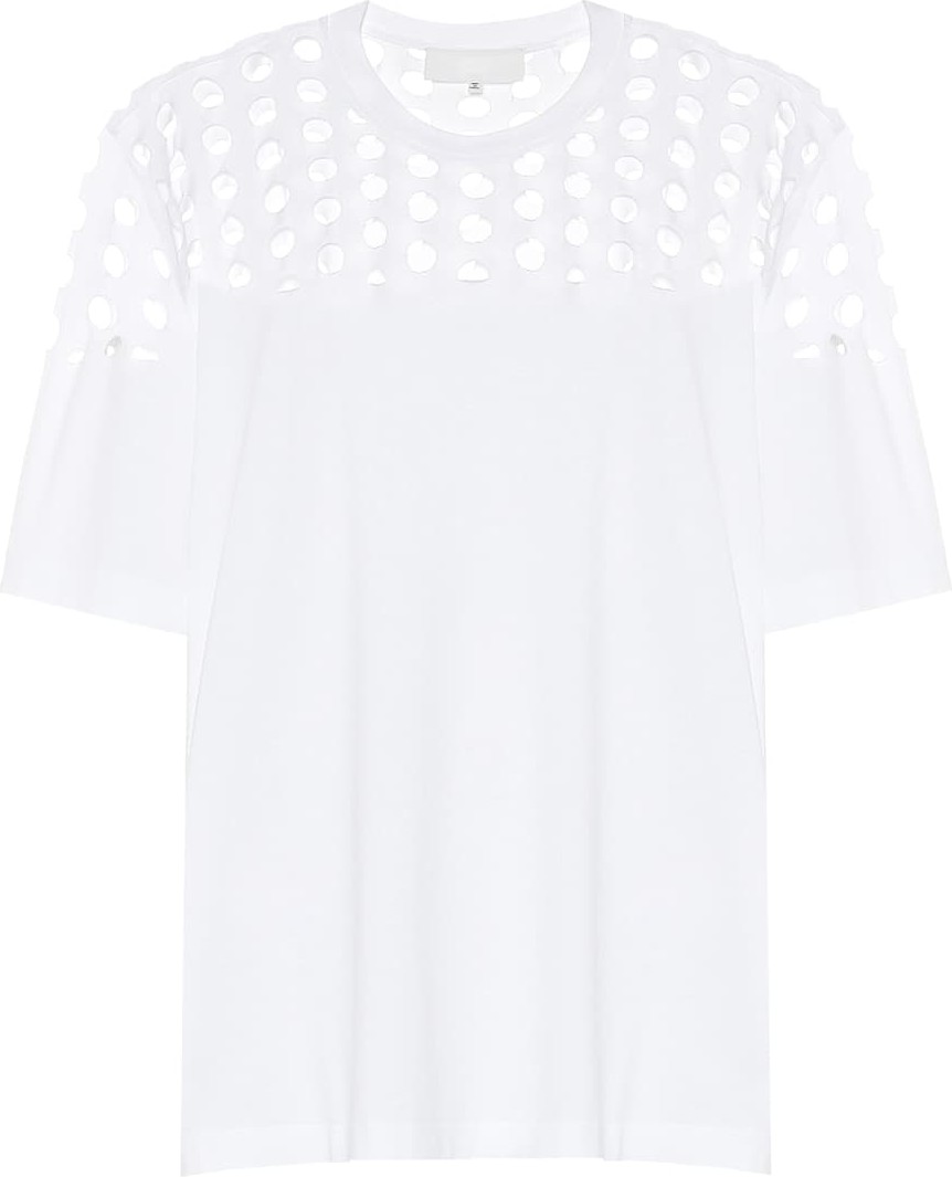 Maison Margiela Cut-out cotton T-shirt