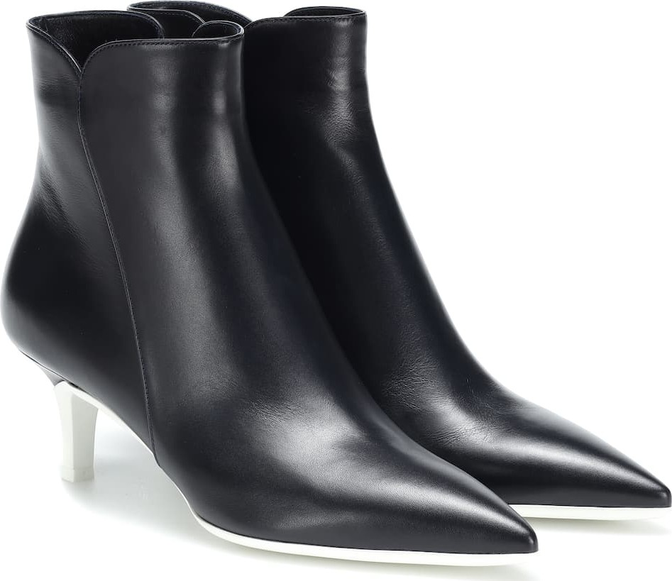 Gianvito Rossi Levy 55 leather ankle boots