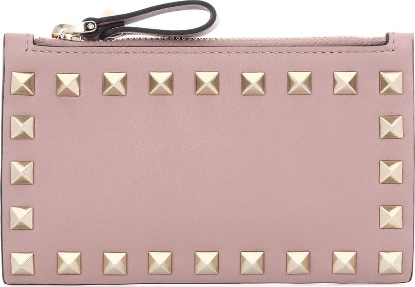 Valentino Valentino Garavani Rockstud leather card holder