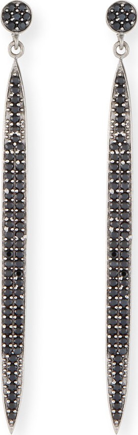Margo Morrison Pave Spear Dangle Earrings
