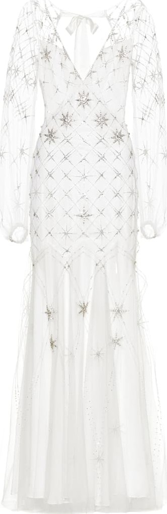 Temperley London Celeste crystal-embellished gown