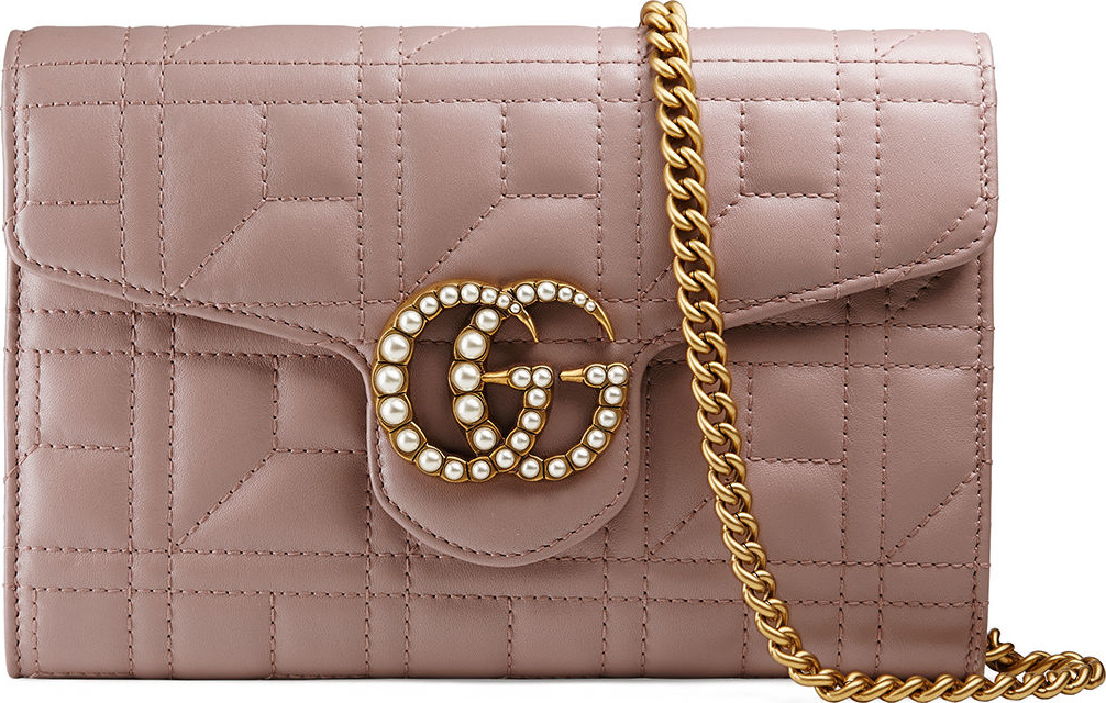 Gucci GG Marmont Pearly Matelassé Mini Bag