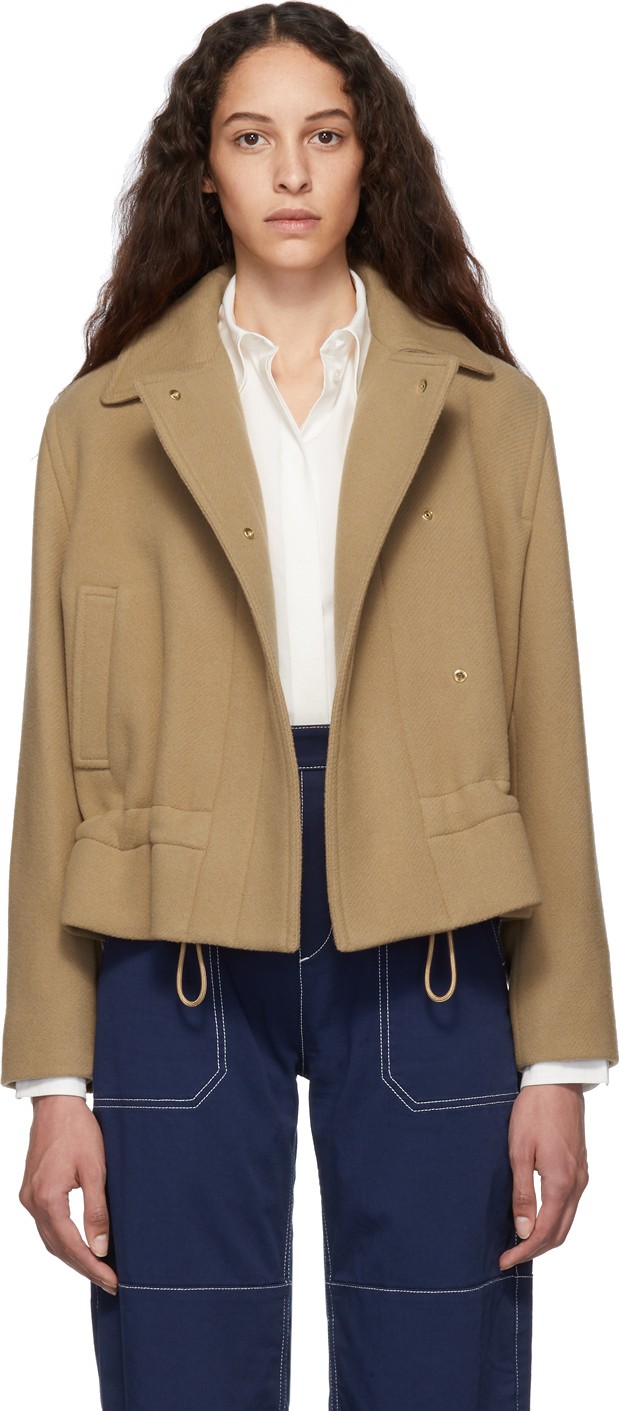 Chloe Beige Wool Jacket