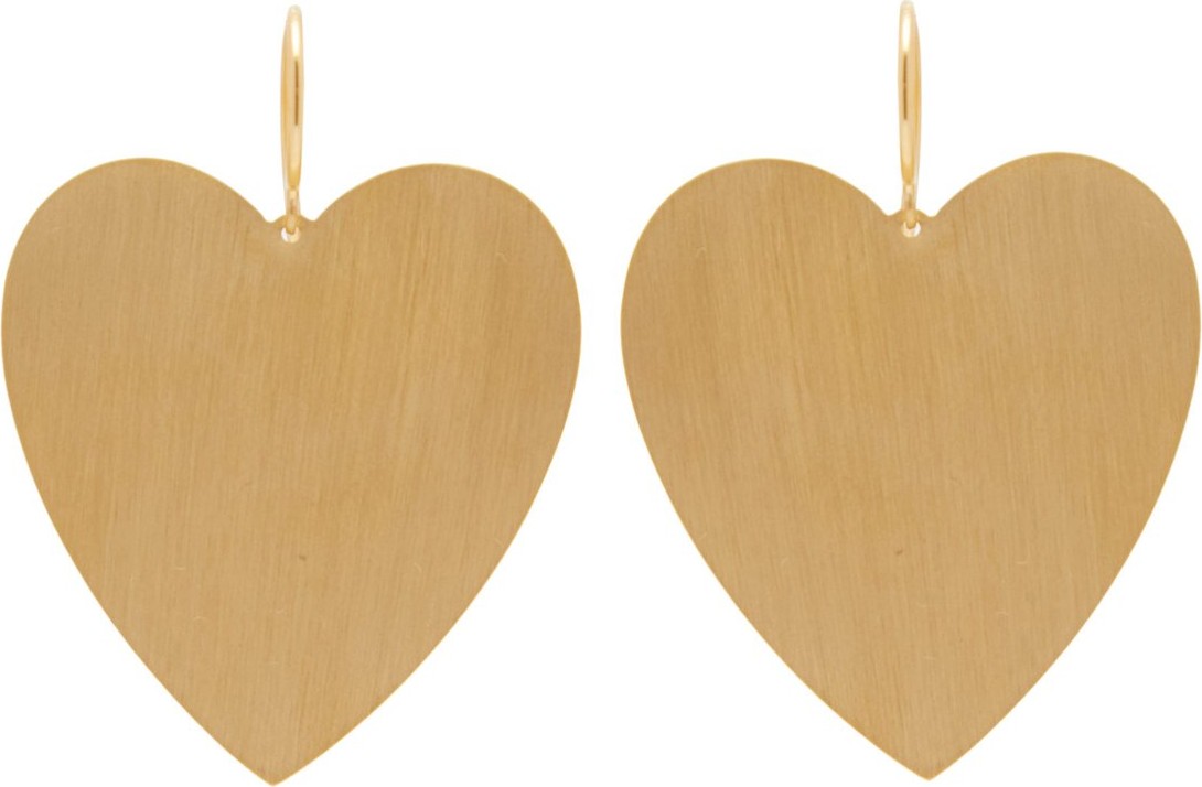 Irene Neuwirth Heart 18kt gold earrings