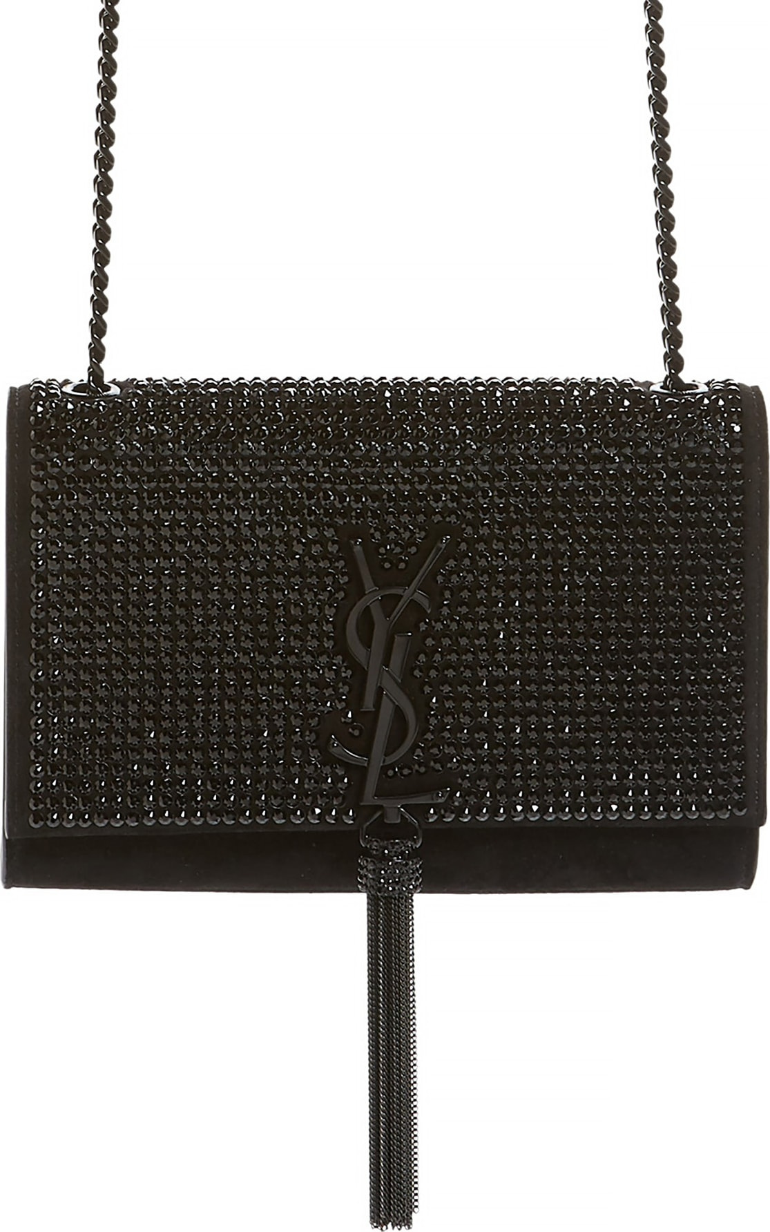 Saint Laurent Small Kate Crystal Embellished Crossbody Bag