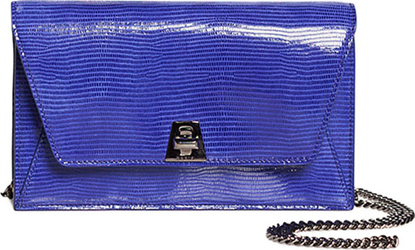 Akris Anouk Mini Envelope Lizard Crossbody Bag