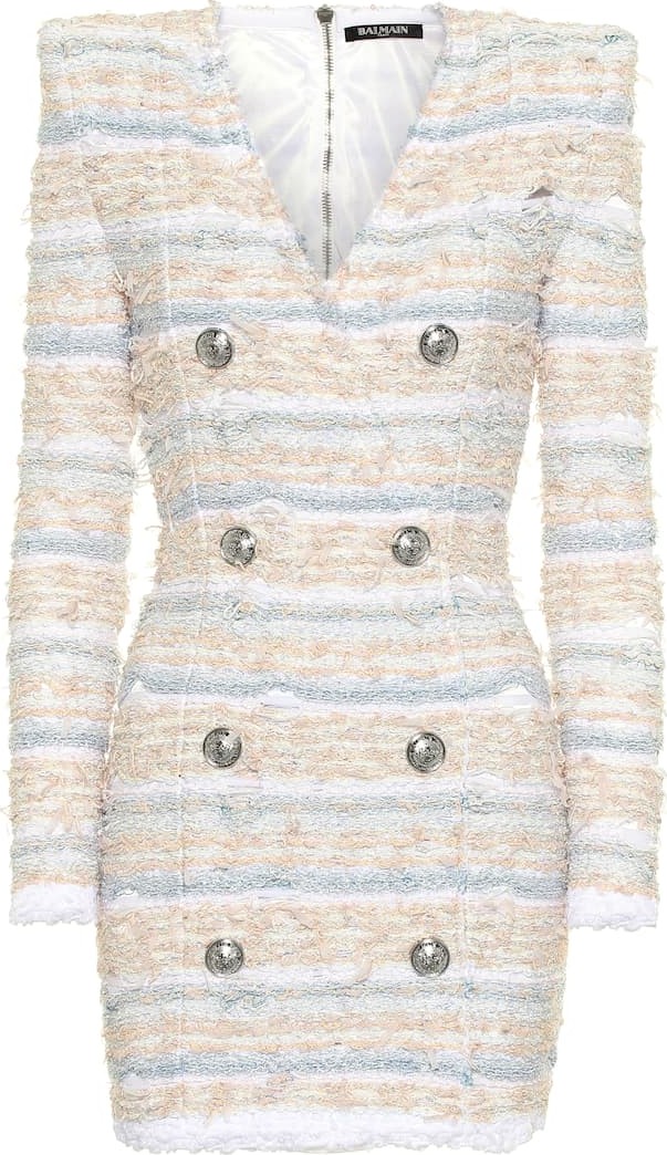 Balmain Bouclé tweed dress