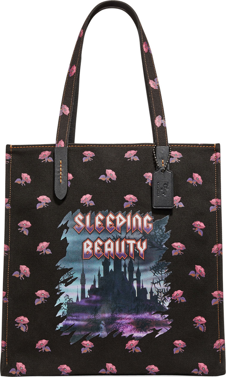 COACH 1941 Disney Dark Fairy Tale Sleeping Beauty Tote Bag