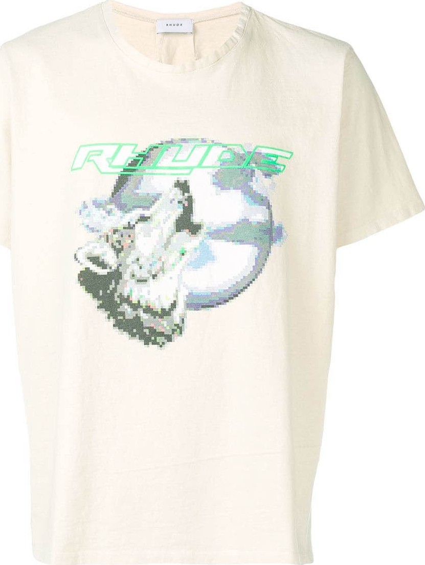 RHUDE Wolf print t-shirt