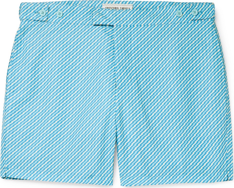 Frescobol Carioca Pepe Slim-Fit Mid-Length Printed Swim Shorts