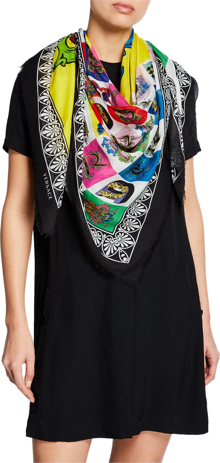 Versace Collection Alpha Square Shawl