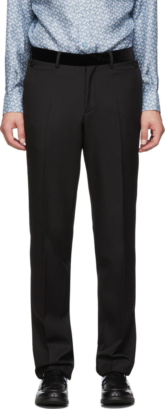 Burberry London England Black Formal Trousers