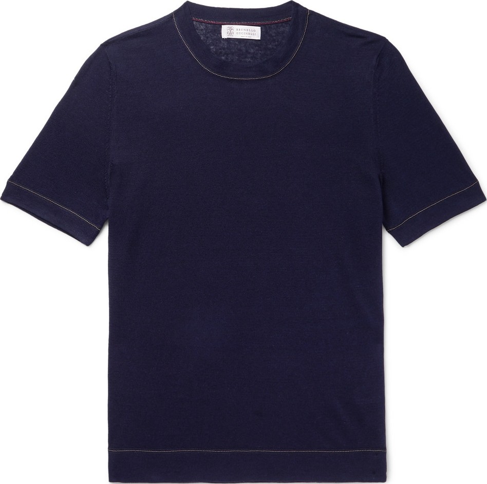 Brunello Cucinelli Linen and Cotton-Blend T-Shirt