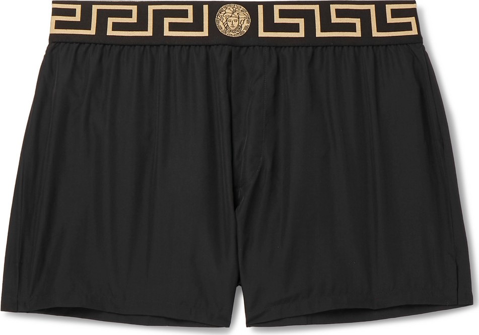 Versace Slim-Fit Short-Length Swim Shorts