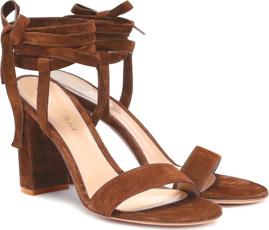Gianvito Rossi Exclusive to Mytheresa – Gaia 85 suede sandals