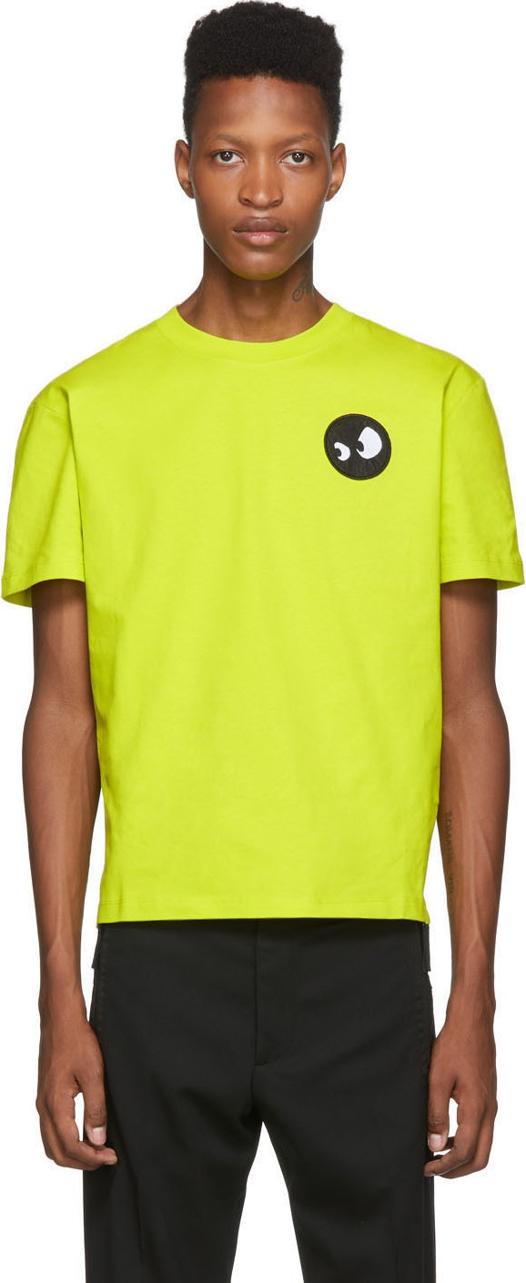 McQ - Alexander McQueen Yellow Monster Patch T-Shirt