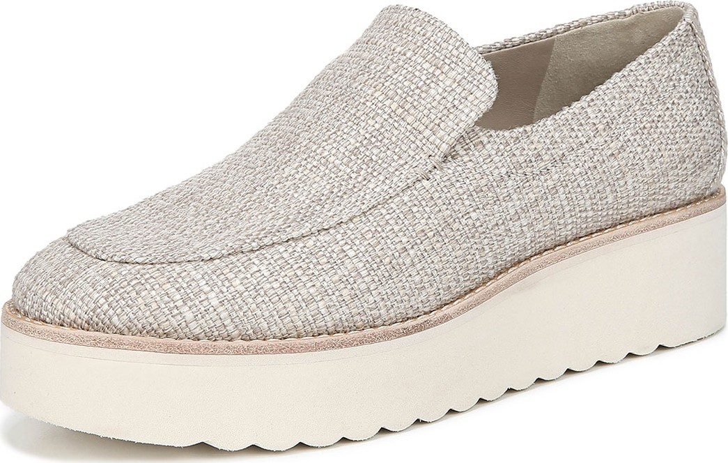 Vince Zeta Linen Platform Loafers