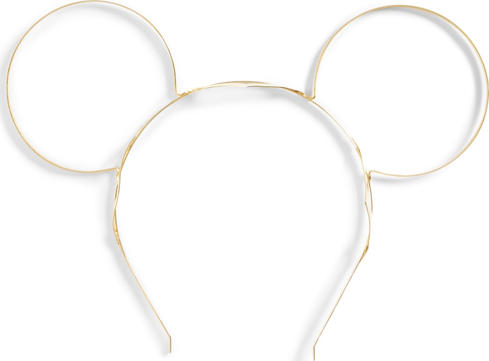 Gigi Burris x Disney Mickey Gold Ears Headband