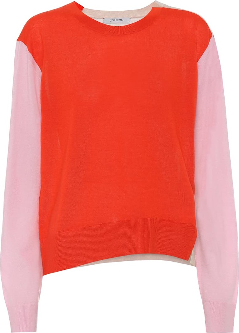 Dorothee Schumacher Colorblocked merino wool sweater