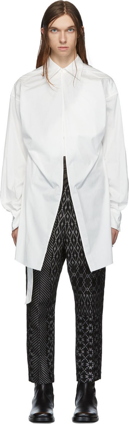 BED J.W. FORD White Buttonless Shirt