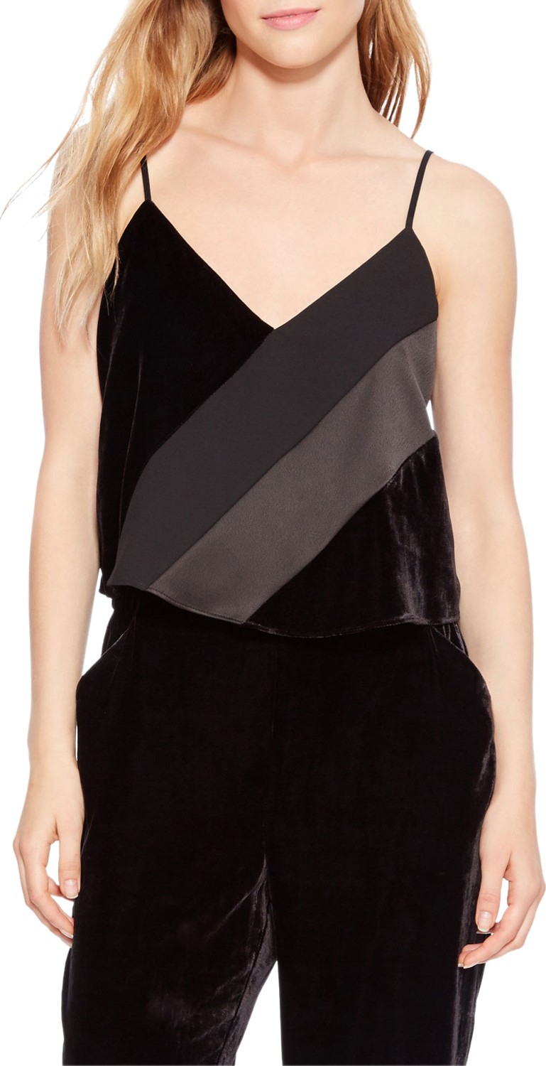 Parker Frida Velvet Combo Jumpsuit