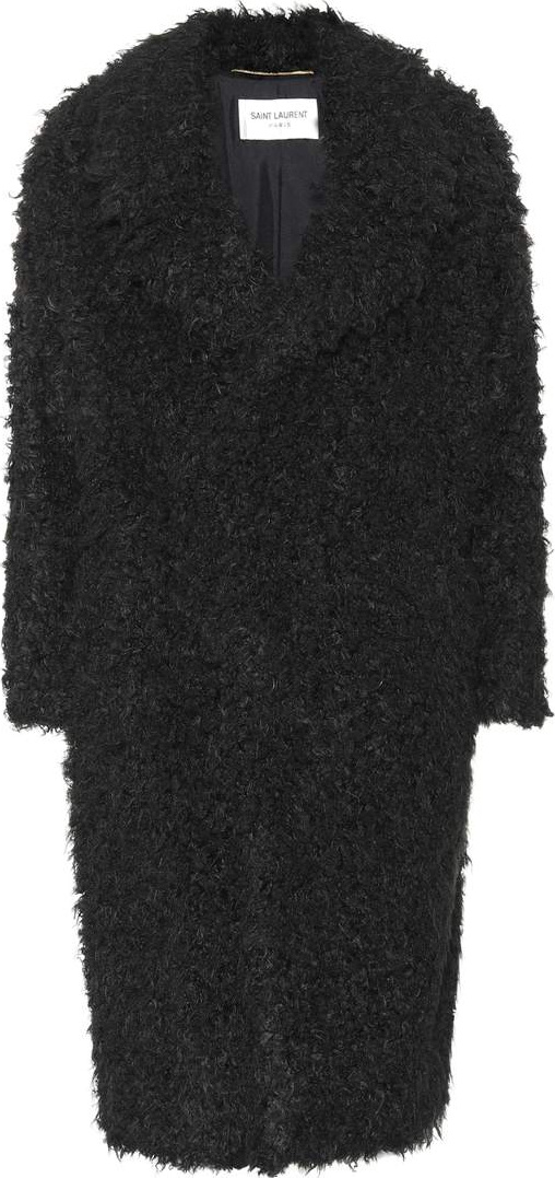 Saint Laurent Faux fur coat